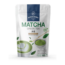 มังกรบิน ชาเขียวมัทฉะชนิทผงปรุงสำเร็จ 100 กรัม - มังกรบิน, ชา