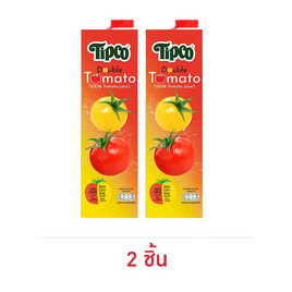 ทิปโก้ ดับเบิ้ล โทเมโท น้ำมะเขือเทศ 100% 1,000 มล. - Tipco, เครื่องดื่ม