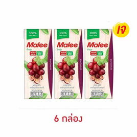 มาลี น้ำองุ่น 100% 200 มล. - มาลี, ซื้อสินค้า Malee รับฟรี Malee Gift Bag ราคาพิเศษ