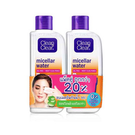 คลีน&เคลียร์ ไมเซล่า วอเตอร์ 100 มล. (แพ็ก 2 ชิ้น) - Clean & Clear, ผลิตภัณฑ์ดูแลผิวหน้า