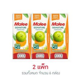 มาลี น้ำส้มผสมน้ำผลไม้ผักรวม 100% กลิ่นส้มเขียวหวาน (แพ็ก 3 กล่อง) - มาลี, สินค้าใหม่เครื่องดื่มและผงชงดื่ม