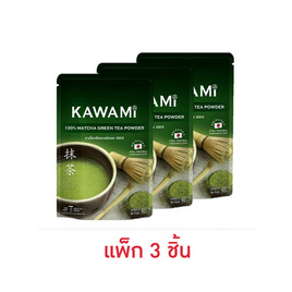 คาวามิ มัทฉะ 100% 40 กรัม (แพ็ก 3 ถุง) - คาวามิ, ชาเขียว