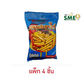 ลานทอง ขาไก่ 100 กรัม (แพ็ก 4 ชิ้น) - ลานทอง, ขนมขบเคี้ยว