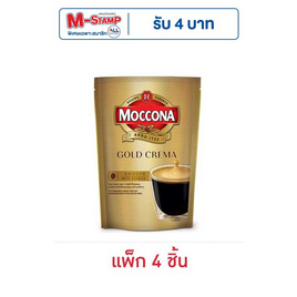 มอคโคน่า โกลด์ เครมมาสมูท 100 กรัม (แพ็ก 4 ชิ้น) - Moccona, ชา&กาแฟพร้อมดื่ม