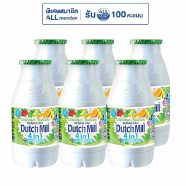 นมเปรี้ยวดัชมิลล์ 100 มล. ผลไม้รวม แพ็ก 6 - Dutchmill, เครื่องดื่ม และนม UHT