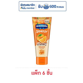 เบสท์ฟู้ดส์ แยมหลอดรสส้ม 100 กรัม (แพ็ก 6 ชิ้น) - เบสท์ฟู้ดส์, เนย/แยมอื่นๆ