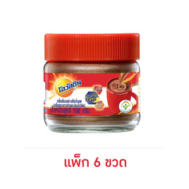 โอวัลติน เครื่องดื่มมอลต์สกัดชนิดผง ขวด 100 กรัม (แพ็ก 6 ชิ้น) - Ovaltine, ผงชงดื่มช็อกโกแลต