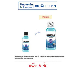 ลิสเตอรีน น้ำยาบ้วนปาก ควบคุมหินปูน 100 มล. (แพ็ก 6 ชิ้น) - Listerine, ผลิตภัณฑ์ดูแลช่องปากและฟัน