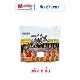 มิกซ์ ขนมขาไก่รสไก่เผ็ดเกาหลี 100 กรัม (แพ็ก 6 ชิ้น) - มิกซ์, กินดื่มคู่บ้าน