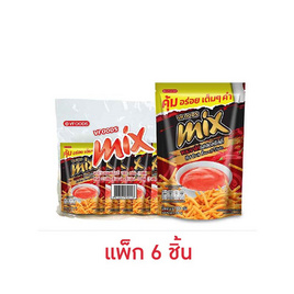 มิกซ์ ขนมขาไก่รสฮอตชิลลี่ 100 กรัม (แพ็ก 6 ชิ้น) - มิกซ์