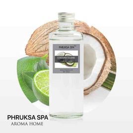 พฤกษา สปา น้ำมันหอมระเหยอโรม่าออยล์ 100 มล. Coconut-Lime - PHRUKSA SPA, ของตกแต่งบ้าน