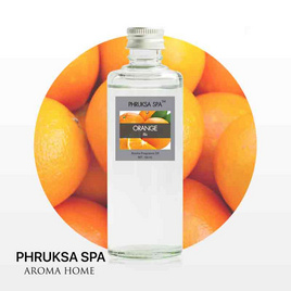 พฤกษา สปา น้ำมันหอมระเหยอโรม่าออยล์ 100 มล. Orange - PHRUKSA SPA, อุปกรณ์ตกแต่งภายในบ้าน