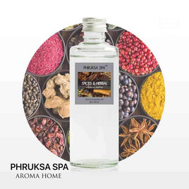 พฤกษา สปา น้ำมันหอมระเหยอโรม่าออยล์ 100 มล. Spices&Herbal - PHRUKSA SPA, เครื่องหอม