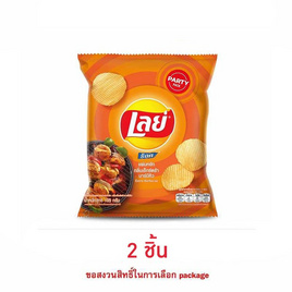 เลย์ร็อค รสบาร์บีคิว 105 กรัม - Lays, มันฝรั่ง