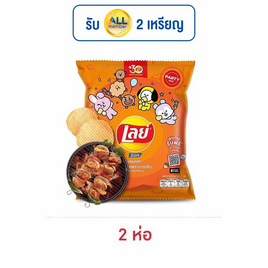 เลย์ร็อค รสบาร์บีคิว 105 กรัม - Lays, มันฝรั่ง