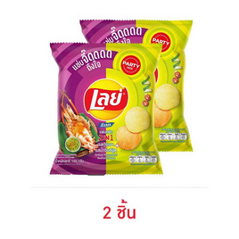 เลย์ร็อค รสกุ้งเผาและน้ำจิ้มซีฟู้ด 105 กรัม - Lays, Lay's