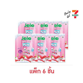 เจเล่ชิววี่ เยลลี่ไอซ์ลิ้นจี่ 108 กรัม (แพ็ก 6 ชิ้น) - Jele, ขนมขบเคี้ยว และช็อคโกแลต