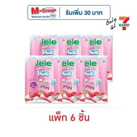 เจเล่ชิววี่ เยลลี่ไอซ์ลิ้นจี่ 108 กรัม (แพ็ก 6 ชิ้น) - Jele, ขนมขบเคี้ยว