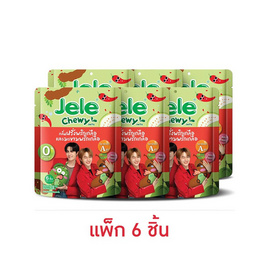เจเล่ชิววี่ เยลลี่ผสมบุกกลิ่นฝรั่ง & มะขามพริกเกลือ 108 กรัม (แพ็ก 6 ชิ้น) - Jele, เยลลี่/มาร์ชแมลโลว์