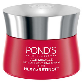 พอนด์ส เอจ มิราเคิล อัลทิแมท ยูธ เดย์ครีม 10 กรัม - POND'S, ดูแลลบเลือนริ้วรอย