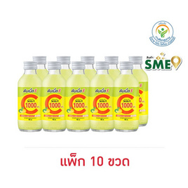 [10.10] ดับเบิ้ลซี รสเลม่อนและมะนาว 160 มล. (แพ็ก 10 ขวด) - Double C, เครื่องดื่ม/อาหารเสริมเพื่อสุขภาพ
