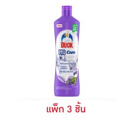 [10.10] เป็ด โปรแคร์ น้ำยาล้างห้องน้ำ กลิ่นลาเวนเดอร์เฟรช 700 มล. (แพ็ก 3 ชิ้น) - Duck, น้ำยาทำความสะอาดห้องน้ำ