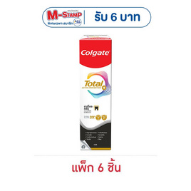 [10.10] คอลเกต ยาสีฟัน โททอล ชาร์โคล คลีน 80 กรัม (แพ็ก 6 ชิ้น) - Colgate, ลดอย่างแรง
