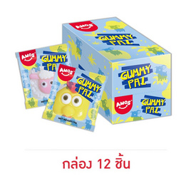 เอมอส กัมมี่แพลรูปไก่และแพะ กลิ่นสตรอเบอร์รี 10 กรัม (กล่อง 12 ชิ้น) - เอมอส, เยลลี่/มาร์ชแมลโลว์
