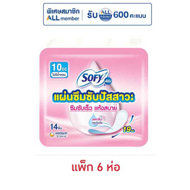 โซฟี แอล แผ่นอนามัยซึมซับปัสสาวะ 10 ซีซี ห่อละ 14 ชิ้น (แพ็ก 6 ห่อ) - Sofy, อื่นๆ