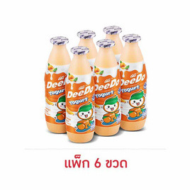 ดีโด้ 10% ส้มผสมโยเกิร์ต 300 มล. (แพ็ก 6 ขวด) - ดีโด้, ดีโด้