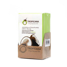 ทรอปิคานา น้ำมันมะพร้าวสกัดเย็นบริสุทธิ์ 10 แคปซูล แพ็ค 4 ชิ้น - Tropicana, สุขภาพ ออกกำลังกาย