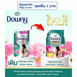 ดาวน์นี่ ตากในที่ร่ม น้ำยาปรับผ้านุ่ม สูตรเข้มข้นพิเศษ แบบเติม 1100 มล. - Downy, ผลิตภัณฑ์ทำความสะอาดผ้า