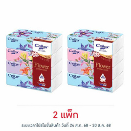 กระดาษเช็ดหน้า เซลล็อกซ์ พิวริฟาย ซอฟท์แพค 110 แผ่น/ห่อ แพ็ก 4 - Cellox, ซื้อสินค้ากระดาษภายใต้แบรนด์เซลล็อกซ์ ซิลค์ แม็กซ์โม่ ที่ร่วมรายการ ครบ 399 และ 499 บาท กรอกโค้ดลดเพิ่ม ราคาพิเศษ