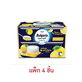 โยเกิร์ตชนิดคงตัว เมจิบัลแกเรียแอนด์ฟรุ๊ต 110 ก. รสส้มยูซุฯ พ.4 - เมจิบัลแกเรีย, ผลิตภัณฑ์จากนม