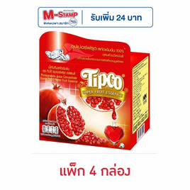 ทิปโก้ เอสเซนส์ ทับทิม 110 มล. (แพ็ก 4 กล่อง) - Tipco, เครื่องดื่มและผงชงดื่ม