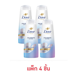 โดฟ แชมพู ไฮยา เคราติน ชายน์ 110 มล. (แพ็ก 4 ชิ้น) - Dove, ผลิตภัณฑ์ดูแลเส้นผม