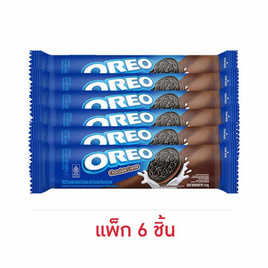 โอรีโอ คุกกี้แซนวิชสอดไส้ครีมช็อกโกแลต 110.4 กรัม (แพ็ก 6 ชิ้น) - โอรีโอ, บิสกิต
