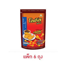 โลตัส ขนมน่องไก่ รสแซ่บซี๊ด 110 กรัม (แพ็ก 6 ถุง) - โลตัส, ขนมขบเคี้ยว