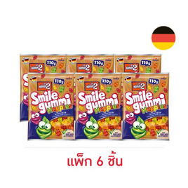 นิมม์ทู สไมล์กัมมี่แฮปปี้รสผลไม้ 110 กรัม (แพ็ก 6 ชิ้น) - นิมม์ทู, เยลลี่/มาร์ชแมลโลว์