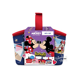 โยเกิร์ตชนิดคงตัวเมจิบัลแกเรีย 110 ก.แพ็ก 8 ผสมไวลด์เบอร์รี ฟรีกระเป๋า Mickey & Friends (คละสี/ลาย) - Meiji