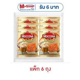 มอคโคน่าทรีโอโกลด์ คาราเมลลาเต้ 112 กรัม (16กรัม x 7ซอง) แพ็ก 6 ถุง - Moccona, อาหารแห้งและเครื่องปรุง