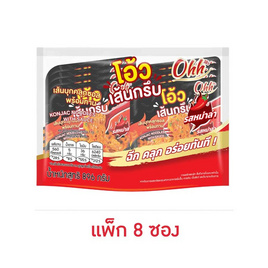 โอ้วเส้นกรึบ เส้นบุกปรุงรสซอสหม่าล่า 112 กรัม (แพ็ก 8 ซอง) - โอ้วเส้นกรึบ, เส้นอื่นๆ