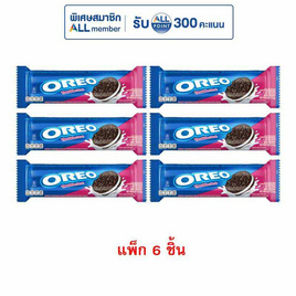 โอรีโอ ดับเบิ้ลสตัฟ คุกกี้แซนวิชสอดไส้ครีมวานิลลา 113.4 กรัม (แพ็ก 6 ชิ้น) - โอรีโอ, โอรีโอ
