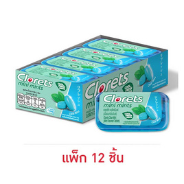 คลอเร็ท เม็ดอมเคลียร์มินต์ 11.2 กรัม (แพ็ก 12 ชิ้น) - คลอเร็ท, ลูกอม