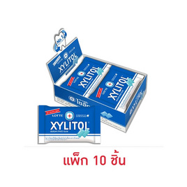 ลอตเต้ ไซลิทอล หมากฝรั่งกลิ่นเฟรชมินต์ 11.6 กรัม (แพ็ก 10 ชิ้น) - ลอตเต้, Lotte XYLITOL