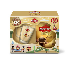 ชุดของขวัญ มอคโคน่า รอยัลโกลด์ 120 กรัม (2026) - Moccona, กระเช้าของขวัญ