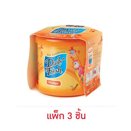 เดลี่เฟรชเจล กลิ่นออเร้นท์ 120 กรัม (แพ็ก 3 ชิ้น) - Daily Fresh