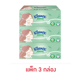 คลีเน็กซ์ กระดาษเช็ดหน้า แอคเน่ แบบกล่อง 120 แผ่น (แพ็ก 3 กล่อง) - Kleenex, กระดาษเช็ดหน้า