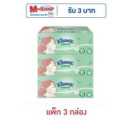 คลีเน็กซ์ กระดาษเช็ดหน้า แอคเน่ แบบกล่อง 120 แผ่น (แพ็ก 3 กล่อง) - Kleenex, สินค้าขายดี กระดาษทิชชู่