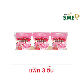 โปรโกโร่ ครั้นช์ช็อกสตรอเบอร์รี่เลิฟ 120 กรัม (แพ็ก 3 ชิ้น) - โปรโกโร่, สินค้าใหม่ขนมขบเคี้ยว และช็อคโกแลต